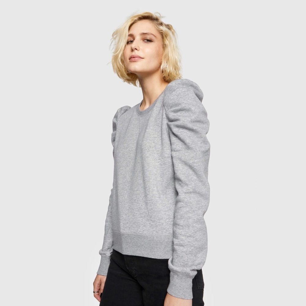 NWOT Rebecca Minkoff Janine puff sleeve sweatshirt size S